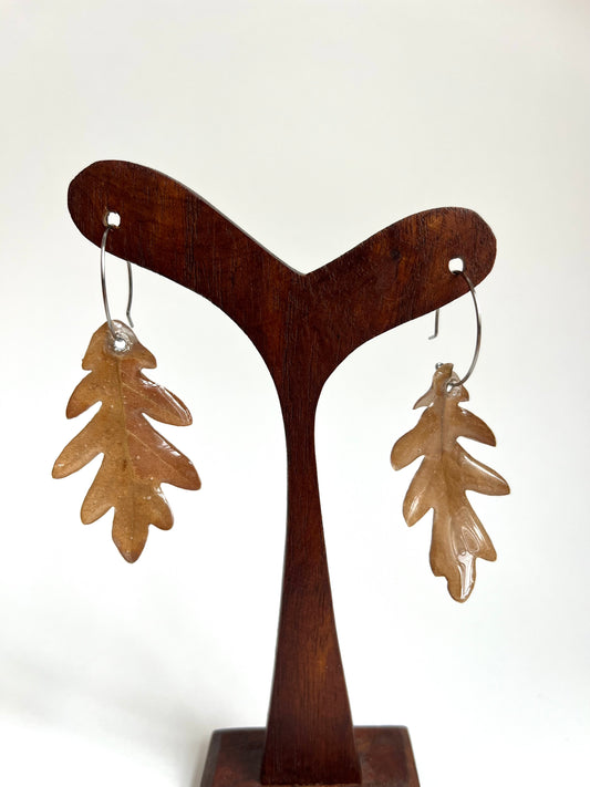 Hoja de roble, pendiente