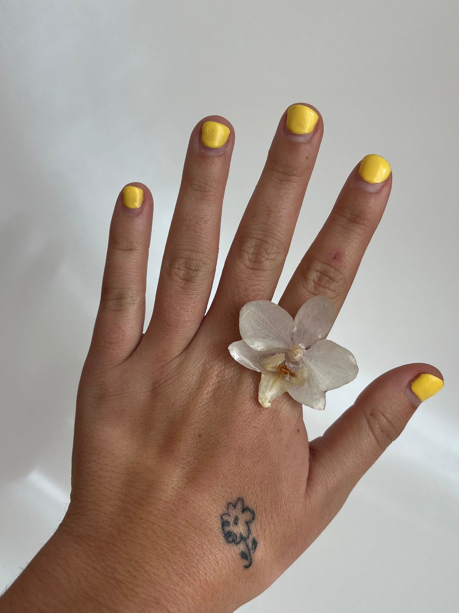 Anillos: flores naturales