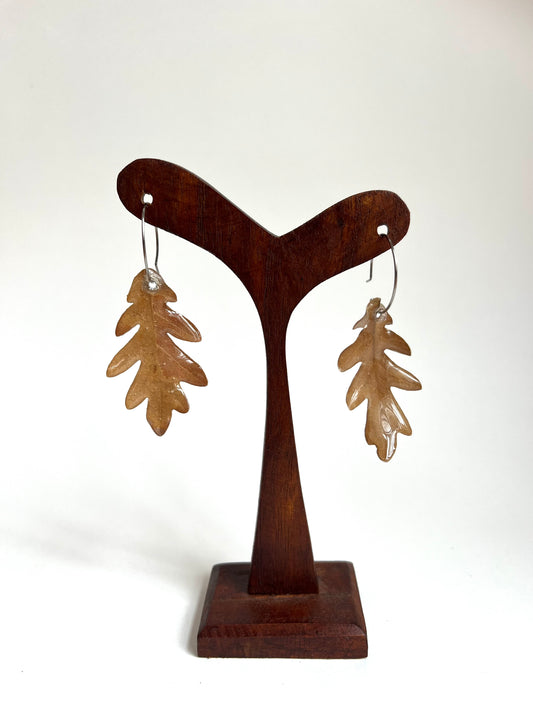 Hoja de roble, pendiente