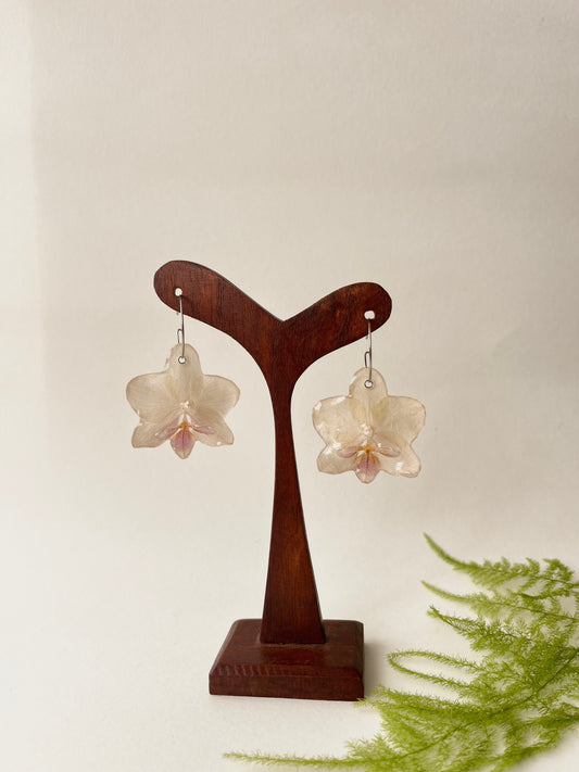 Orquídea, pendientes
