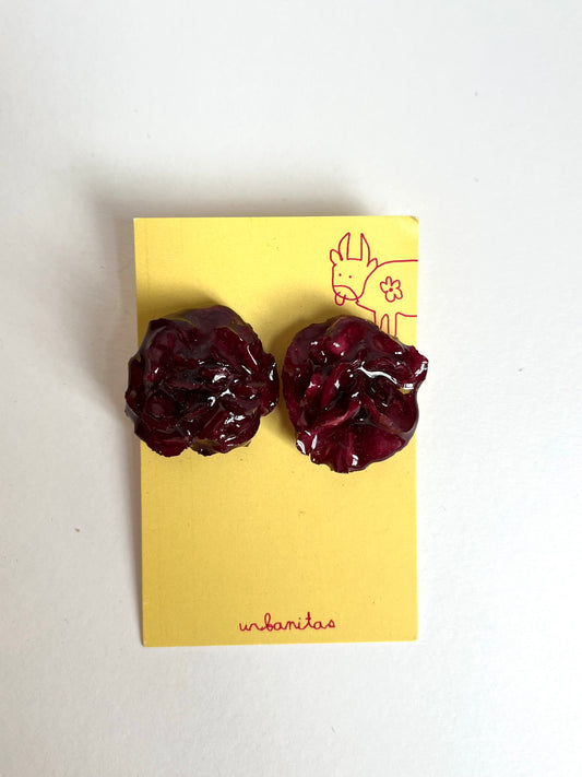 Clavel, pendientes