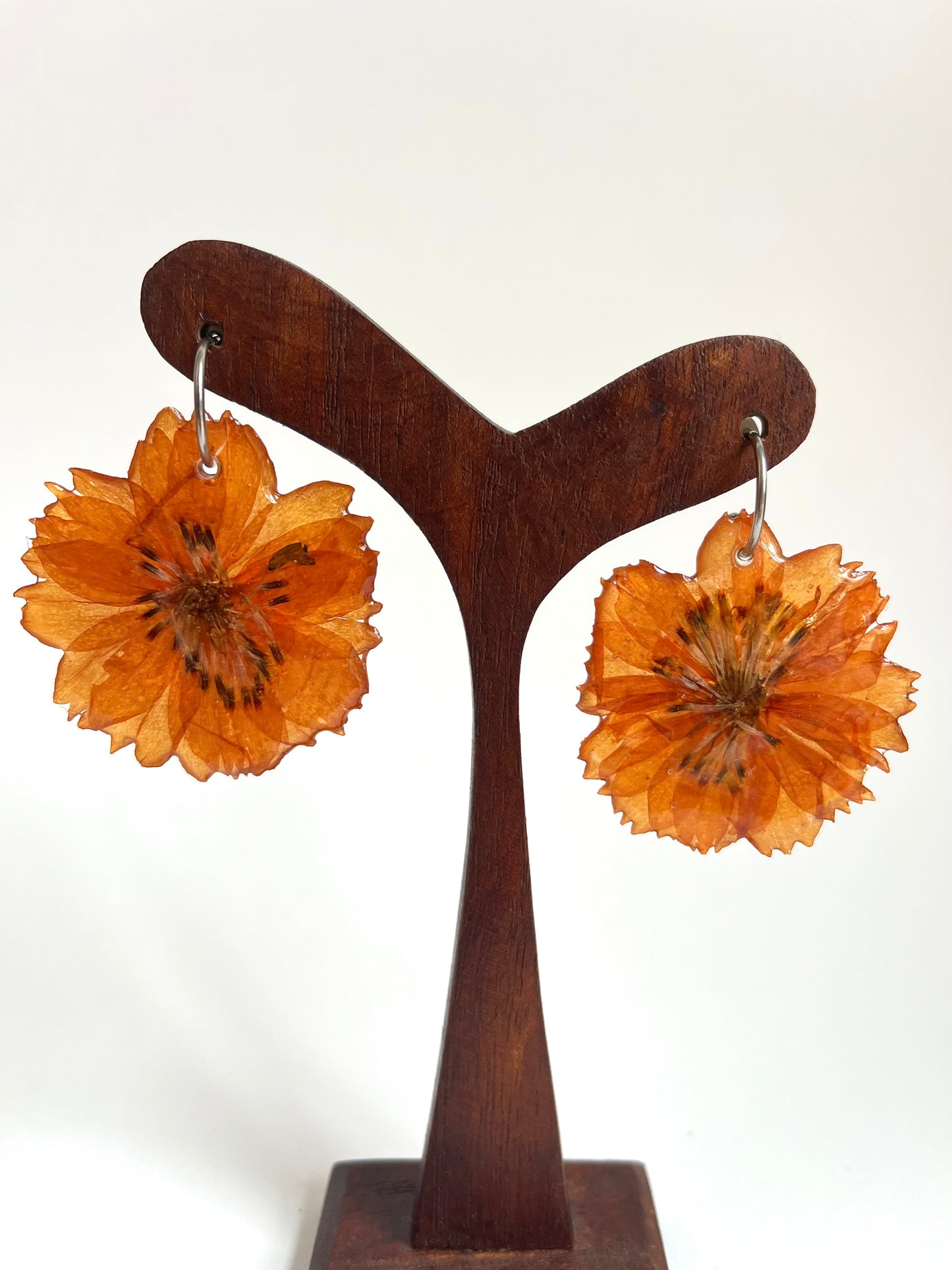 Cosmos naranja, pendientes