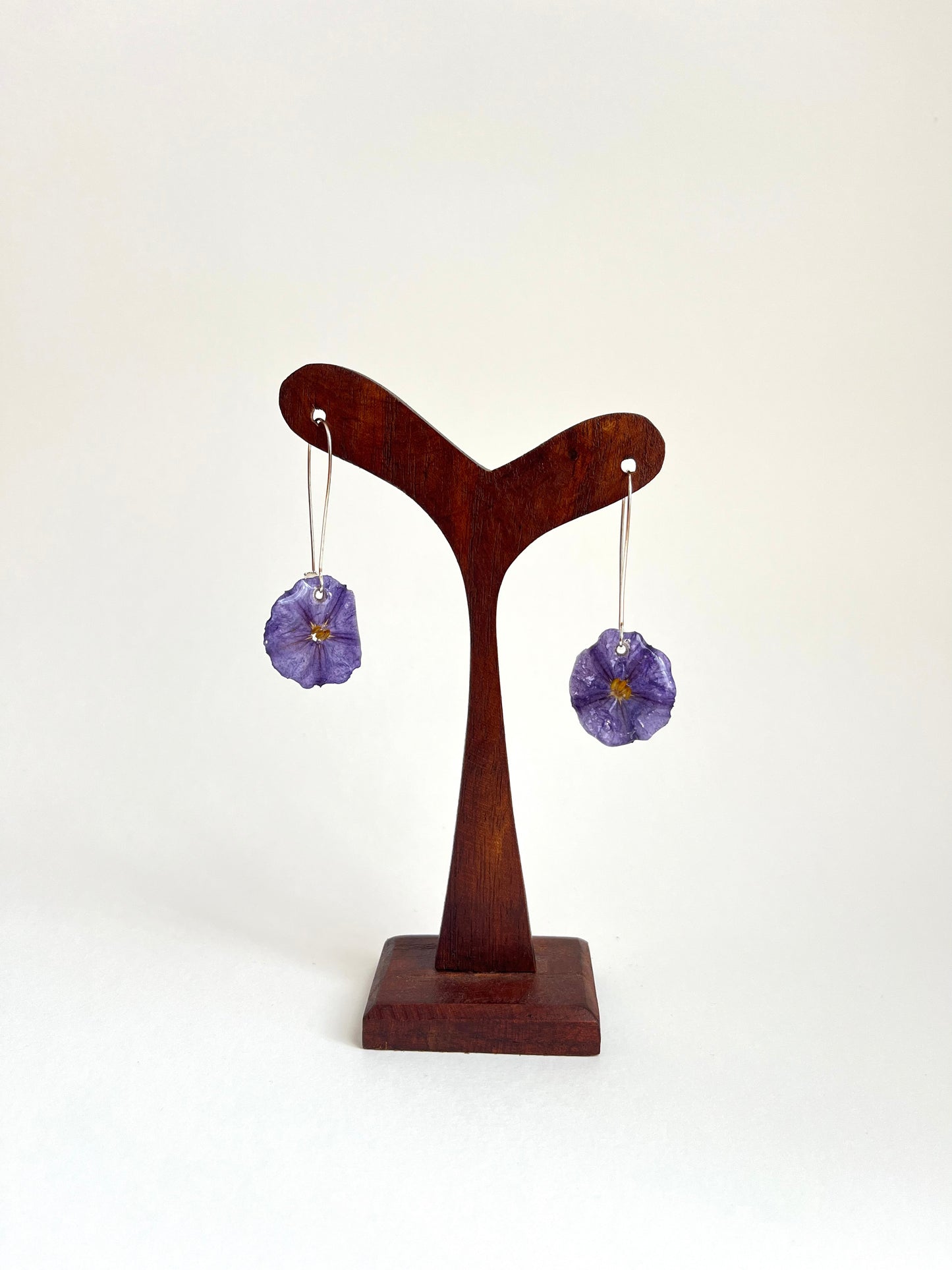 Solano de flor azul, pendientes