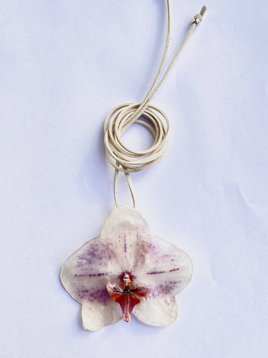 Orquídea, collar.